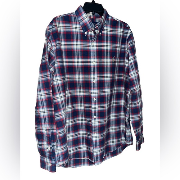 Polo Ralph Lauren Classic Fit Plaid Oxford Button Down Shirt Size XL - Picture 5 of 12